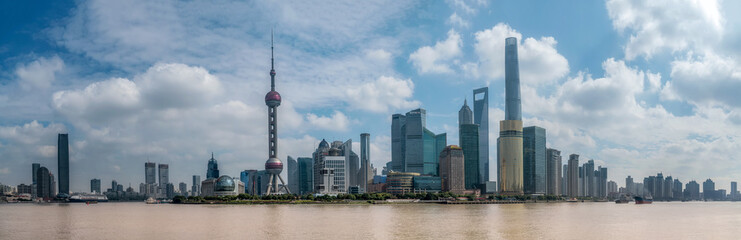 Obraz premium Shanghai Lujiazui Financial District Office Building