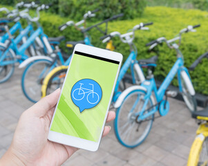 Smart phone and shared bikes