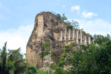 peak Agulhinha the inhanga in Copacabana in Rio de Janeiro.