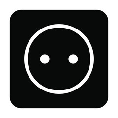 power plug icon, electricity, house interior vector