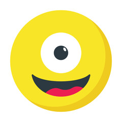 smiley face icon, emoticon, happy vector