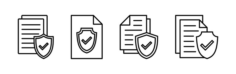 Insurance icon vector. insurance symbol vector