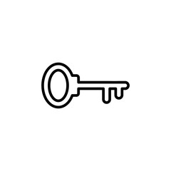 Key icon vector. Key vector icon. Key symbol