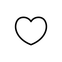 Love icon vector. Heart icon vector. Like icon vector.