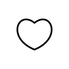 Love icon vector. Heart icon vector. Like icon vector.