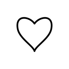 Love icon vector. Heart icon vector. Like icon vector.
