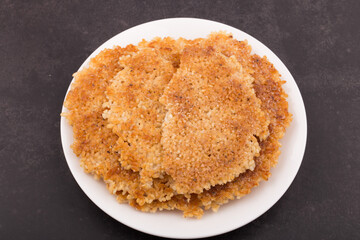 korean traditional food, crust of overcooked rice.