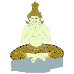 Hermit Datton or Thai Hermit exercise for
Solve the problem of erectile dysfunction with a vector illustration.
