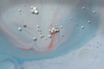 Painted Galaxy Art Created in Oil and Milk. Galaxies evolve in this artistic science experiment....