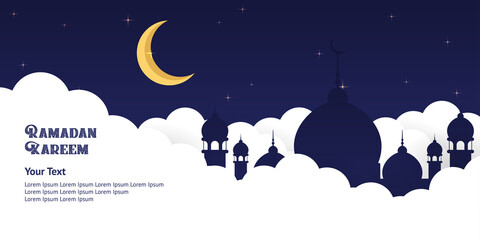 RAMADAN BACKGROUND or TEMPLATES DESIGN