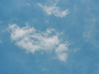 Cumulus cloud on beautiful blue sky in day light , Fluffy clouds formations at tropical zone	