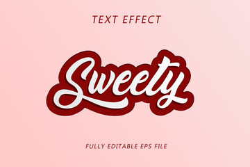 SWEETY TEXT EFFECT DESIGN