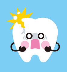 歯 キャラクター 歯が欠ける