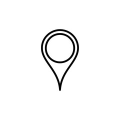 Pin icon vector. Location icon vector. destination icon. map pin