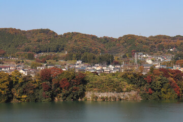 Fototapeta na wymiar 津久井湖（神奈川県相模原市緑区）