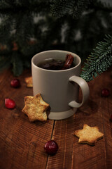 cup of tea and cookies
