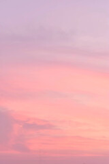 sunset in the sky
