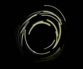 Yellow glow illumination circle