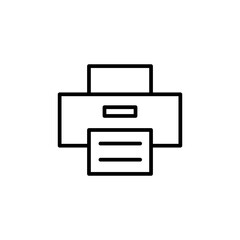 Print icon vector. printer icon vector.