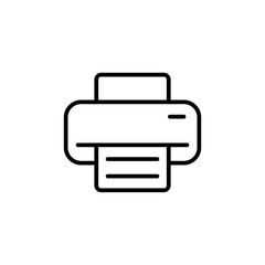 Print icon vector. printer icon vector.