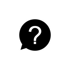 Question icon vector. question mark icon vector.