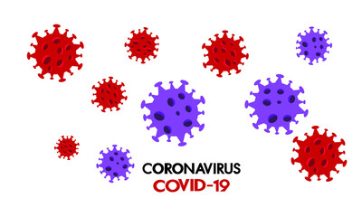Sign of Covid-19 in the world,Coronavirus outbreak symptom.