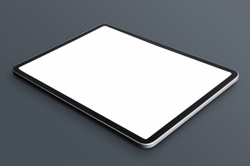 Digital tablet mockup technology and electronics