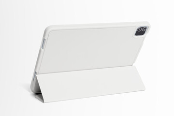 White digital tablet case mockup