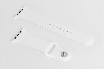 Smartwatch simple white straps set