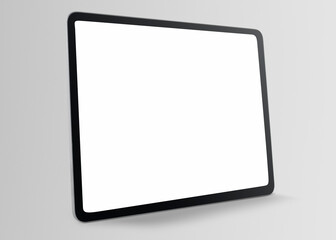 Digital tablet screen mockup smart tech