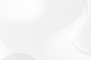 Simple white abstract gradient background with design space