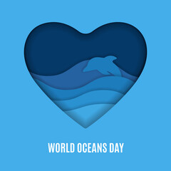 WORLD OCEANS BACKGROUND / TEMPLATES DESIGN