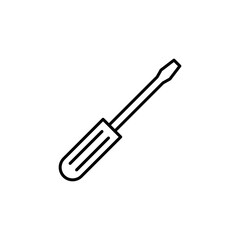 Screwdriver icon vector.tools icon vector