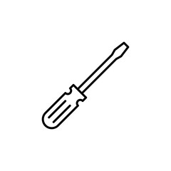 Screwdriver icon vector.tools icon vector