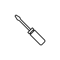 Screwdriver icon vector.tools icon vector