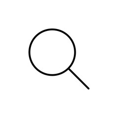 Search icon vector. search magnifying glass icon