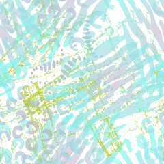 Splash Seamless Pattern. Fashion Concept.