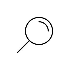 Search icon vector. search magnifying glass icon