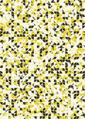 Abstract Geometric Pattern generative computational art illustration