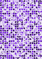 Abstract Geometric Pattern generative computational art illustration