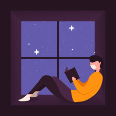 SOCIAL DISTANCING ILLUSTRATION