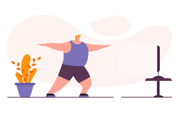 STAY AT HOME ILLUSTRATION DESIGN