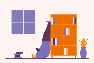 STAY AT HOME ILLUSTRATION DESIGN