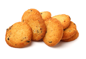 Cookies on a white background