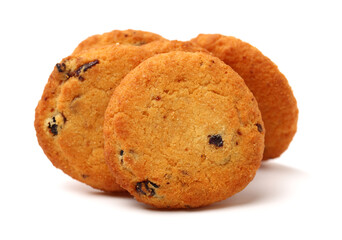Cookies on a white background