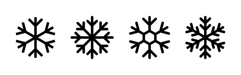 Snow icon vector. snowflake icon vector