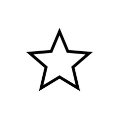 Star Icon vector. rating icon vector. favourite star icon