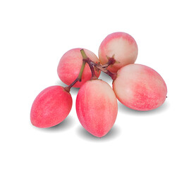 Mango yawning lime boo isolated on white background