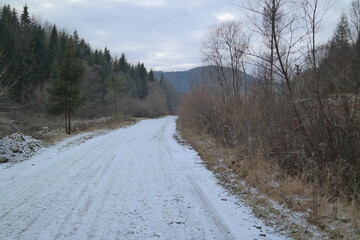 road in winter
