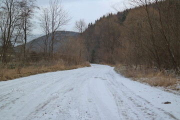 road in winter